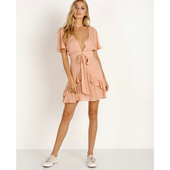 Sage The Label Sunday Beach Club Dress Blush - Picture 1 of 7